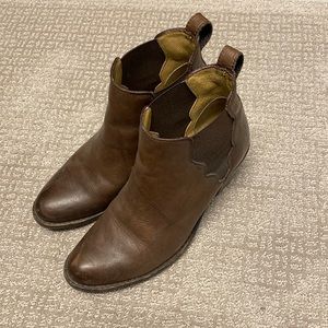 Brown Frye Booties